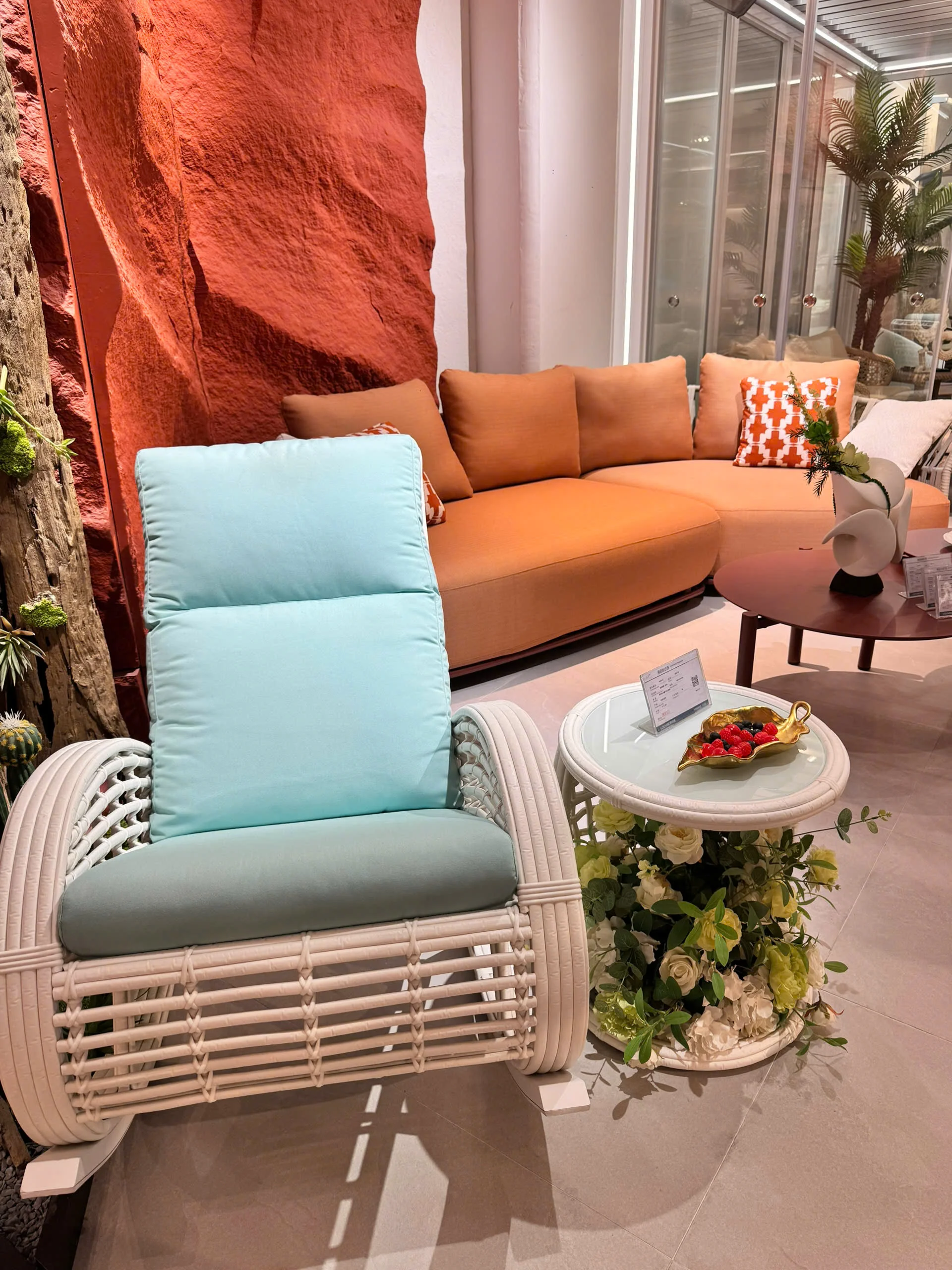 Sofa nỉ cao cấp tông cam hiện đại – điểm nhấn ấm áp cho không gian sống - Ảnh 2